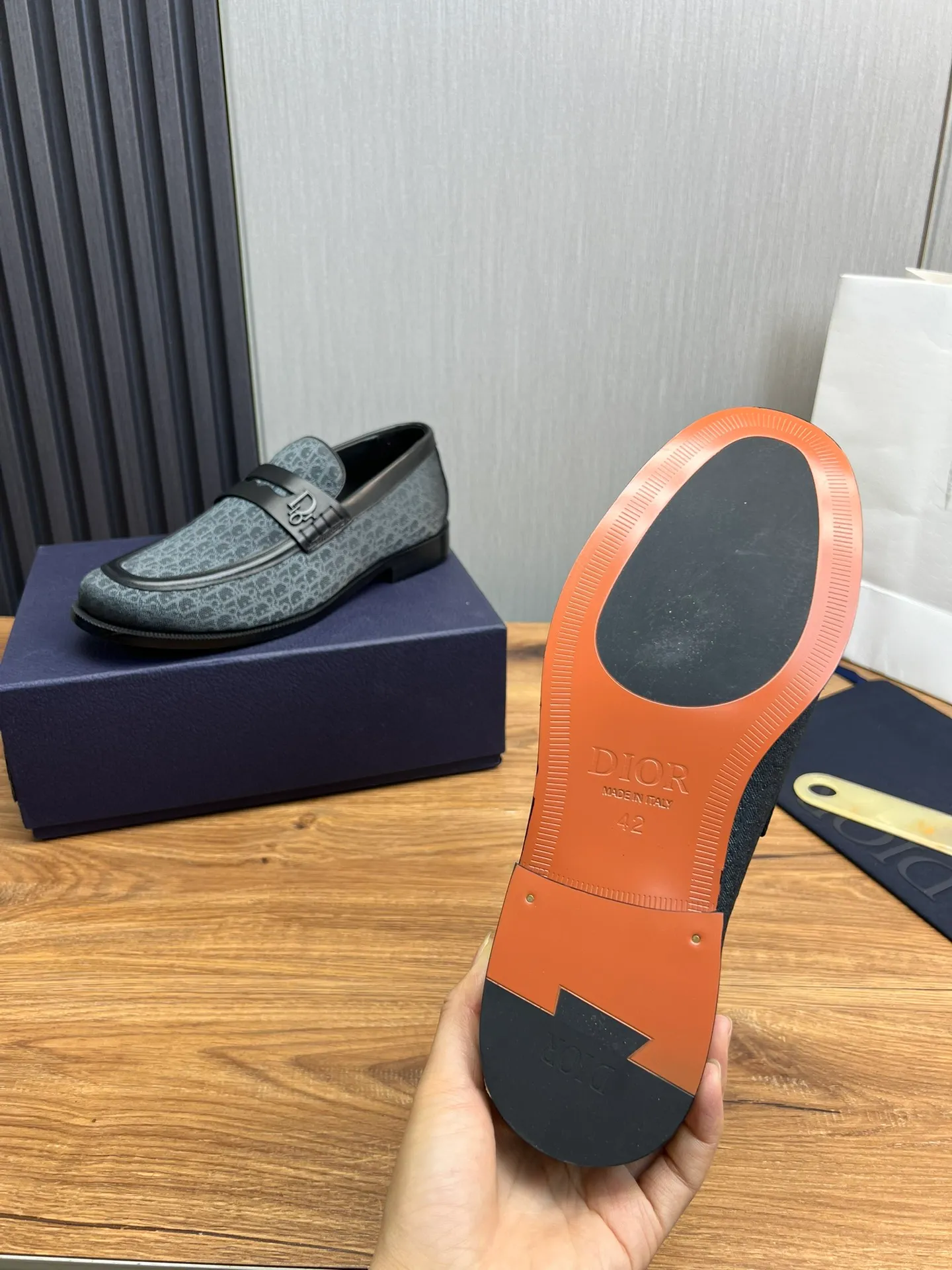 Men's men's shoes💰520💰 Dior men's business casual leather shoes👞all made of imported original brand leather, just to create a more comfortable wearing experience, upper: original cowhide➕imported sheepskin lining, original non-slip and wear-resistant rubber outsole✔️36-45 (38.45 non-returnable)